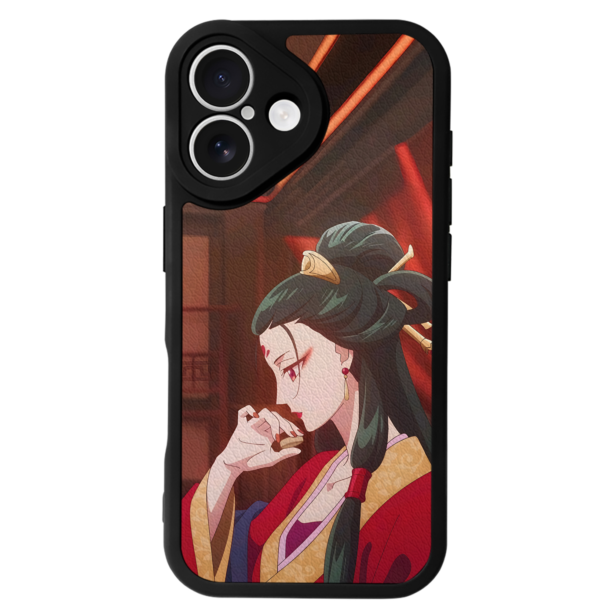 （画像用） 薬屋のひとりごと The Apothecary Diaries 【iPhone 16シリーズ対応】シリコンスマホケース（レザー調） 材質：シリコン
